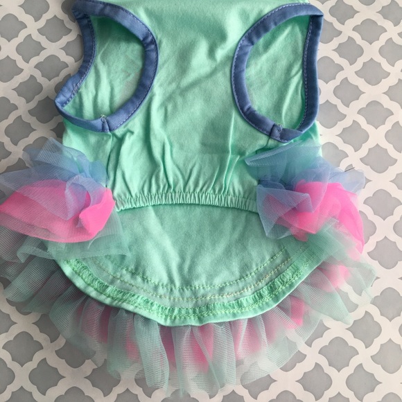 SMALL Rainbow pet dress - Picture 2 of 3